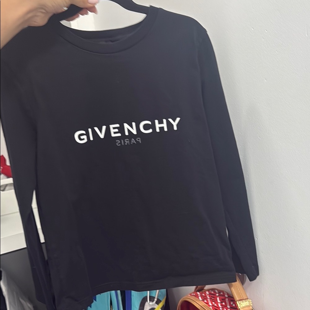 Givenchy Black Logo Crewneck